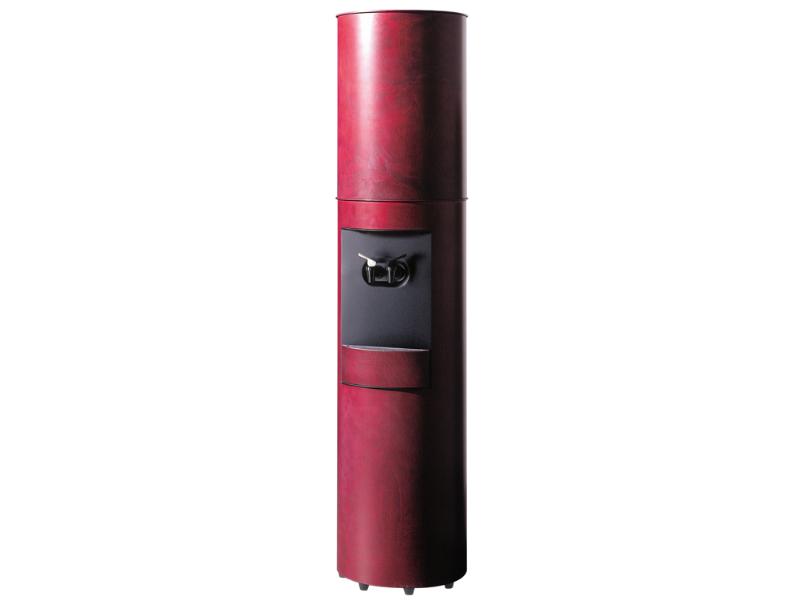 Cima Canadian Cherry Wood Bottleless Water Cooler with Mahogany Stain and Furniture Finish