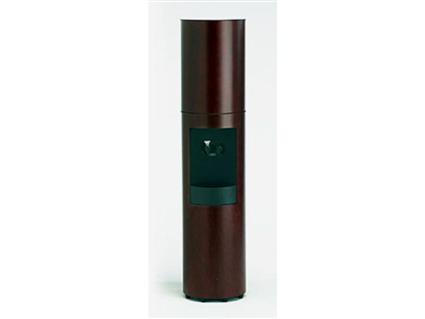 Cima Canadian Cherry Wood Bottleless Water Cooler with Walnut Stain and Furniture Finish