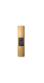Cima Canadian Cherry Wood Bottleless Water Cooler with Natural Stain and Furniture Finish