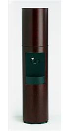 Cima Canadian Cherry Wood Bottleless Water Cooler with Walnut Stain and Furniture Finish