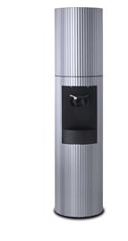 Celsius Bottleless Water Cooler in Fluted Aluminum with Brushed Finish - Cold/Cold
