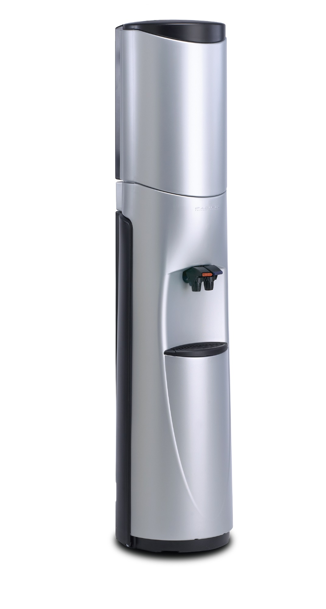 Pacifik High Tech Bottleless Water Cooler in Silver with Black Trim - Hot/Cold