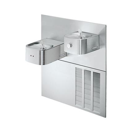 Elkay EROM28RAK ADA Water Cooler 115V 60Hz ADA Bi-Level Wall Mount 2 Stations Lead Free 