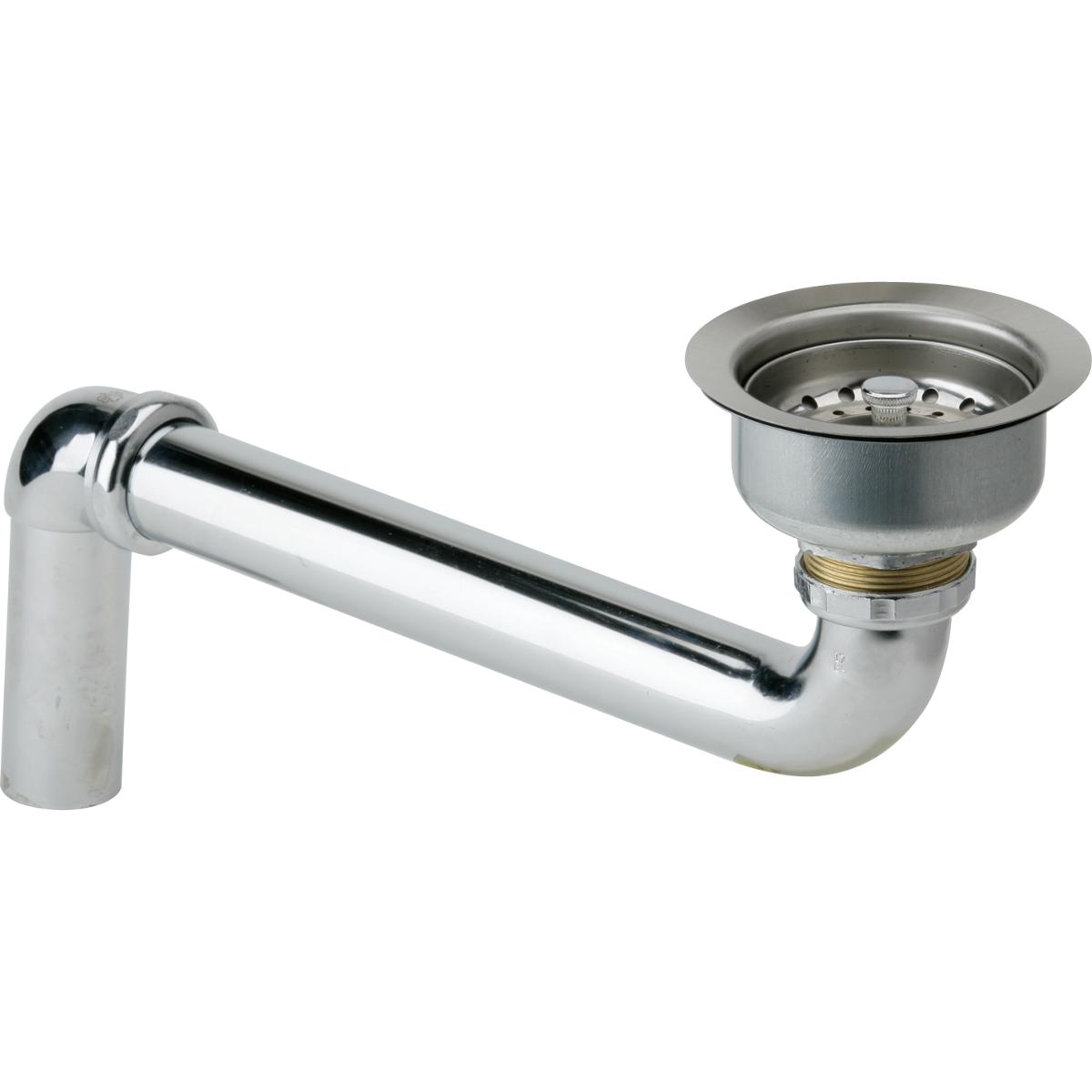 Elkay Drain 31/2 Stainless Steel Body, Strainer Basket, and Offset