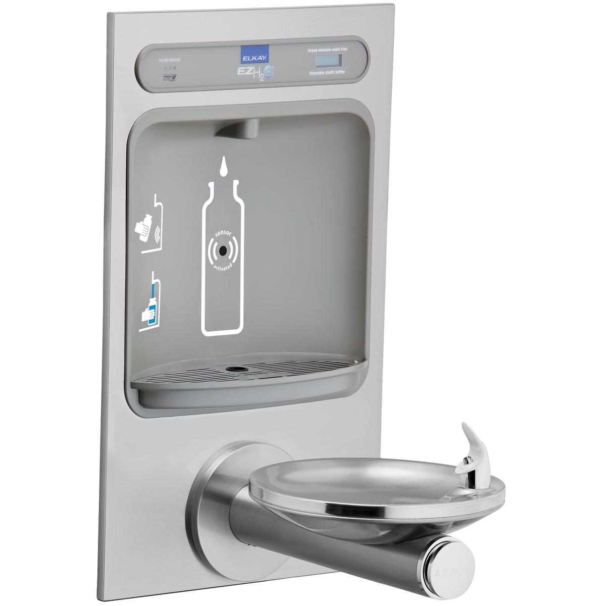 Elkay EZH2O Bottle Filling Station with Integral SwirlFlo Fountain