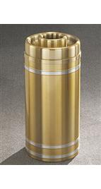 The 'Capri' Banded Satin Donut Top Receptacle 12 Gallon