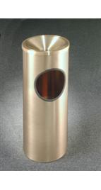 The "Atlantis" Satin Brass Funnel - Ash/Trash 3 Gallon