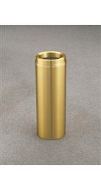The "Atlantis" Satin Brass Funnel Top Receptacle 6 Gallon