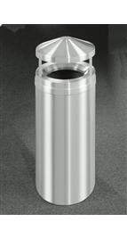 The 'New Yorker' Canopy Top Receptacle 12 Gallon