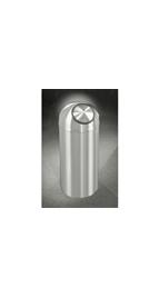 The 'New Yorker' Self Closing Dome Receptacle 8 Gallon