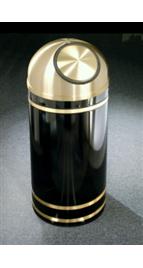 The 'Monte Carlo' Powder Coat Dome Top Receptacle 16 Gallon