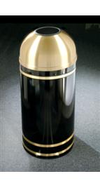 The 'Monte Carlo' Powder Coat Open Dome Receptacle 8 Gallon