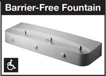 7130 THREE-STATION GRANITE FOUNTAIN