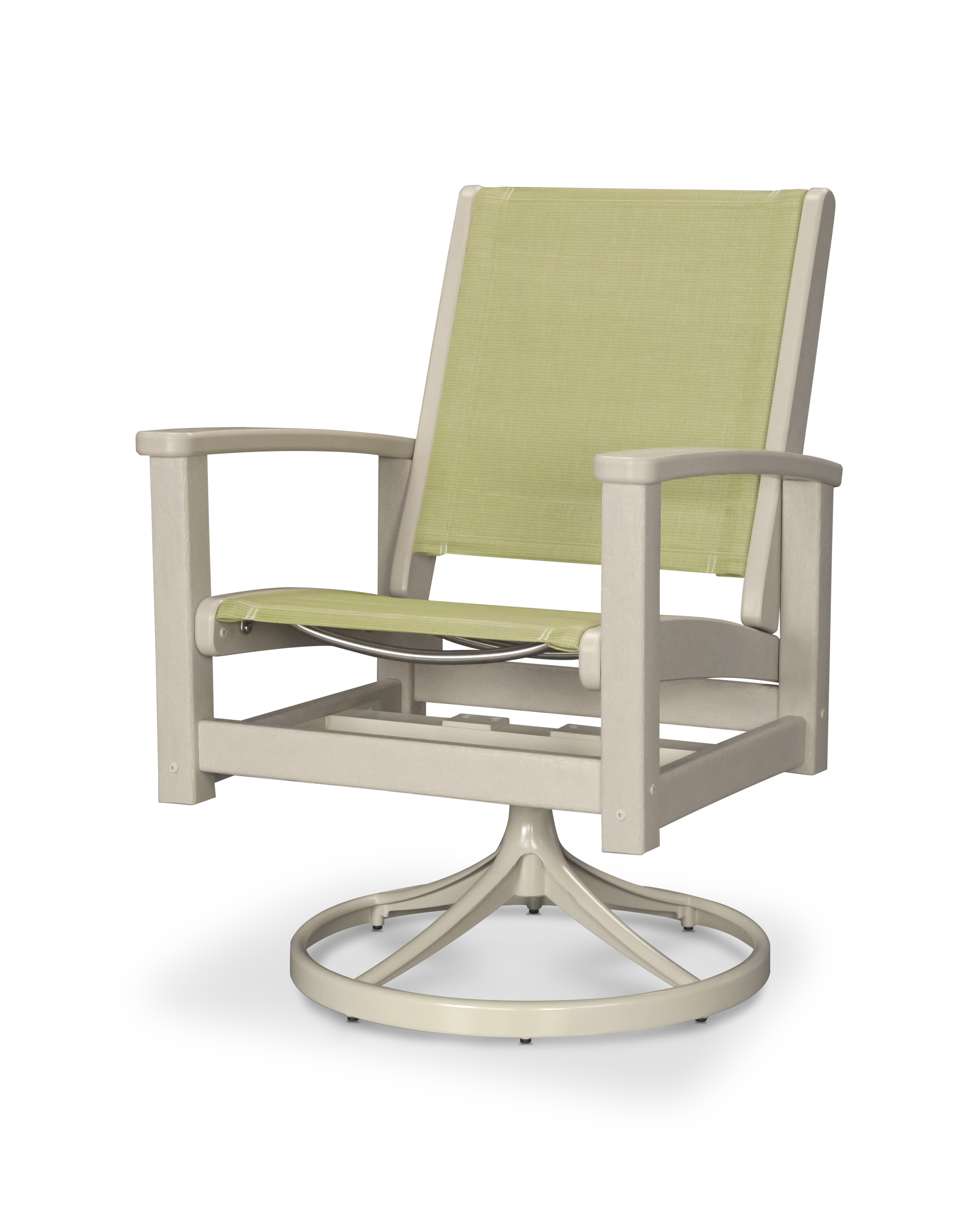 POLYWOOD® Coastal Swivel Rocker