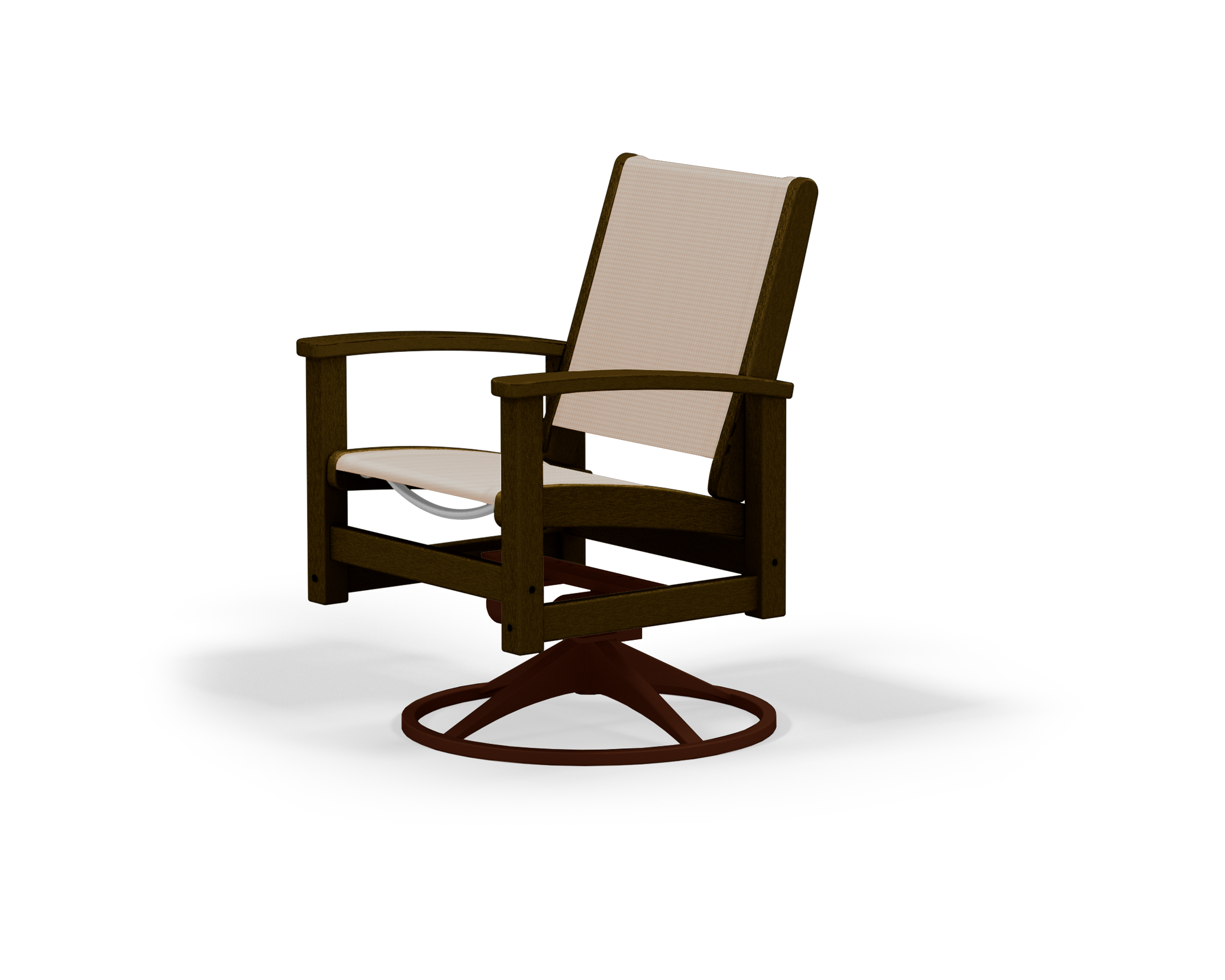 POLYWOOD® Coastal Swivel Rocker