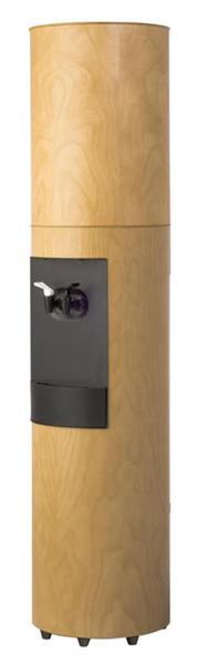 Cima Canadian Cherry Wood Water Cooler Hand Stained in Natural to a Furniture Finish - Room Temp & Cold