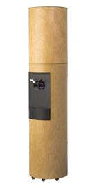 Cima Canadian Cherry Wood Water Cooler Hand Stained in Natural to a Furniture Finish - Room Temp & Cold