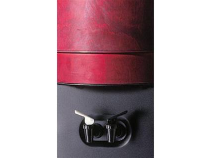 Cima Canadian Cherry Wood Water Cooler Hand Stained in Mahogany to a Furniture Finish - Room Temp & Cold