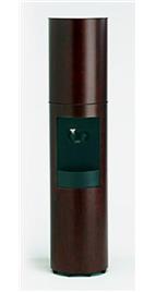 Cima Canadian Cherry Wood Water Cooler Hand Stained in Walnut to a Furniture Finish - Room Temp & Cold