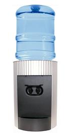 Celsius Countertop Bottled Water Cooler Brushed Aluminum