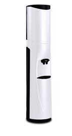 Pacifik Water Cooler - White with Black Trim - New technology for a whole new kind of bottled water cooler, Room Temperature & Cold