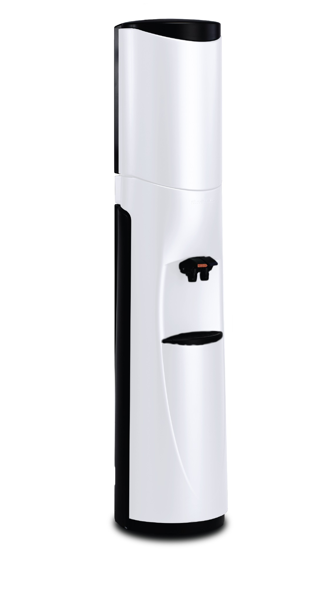 Pacifik Water Cooler - White with Black Trim - New technology for a whole new kind of bottled water cooler, Hot & Cold