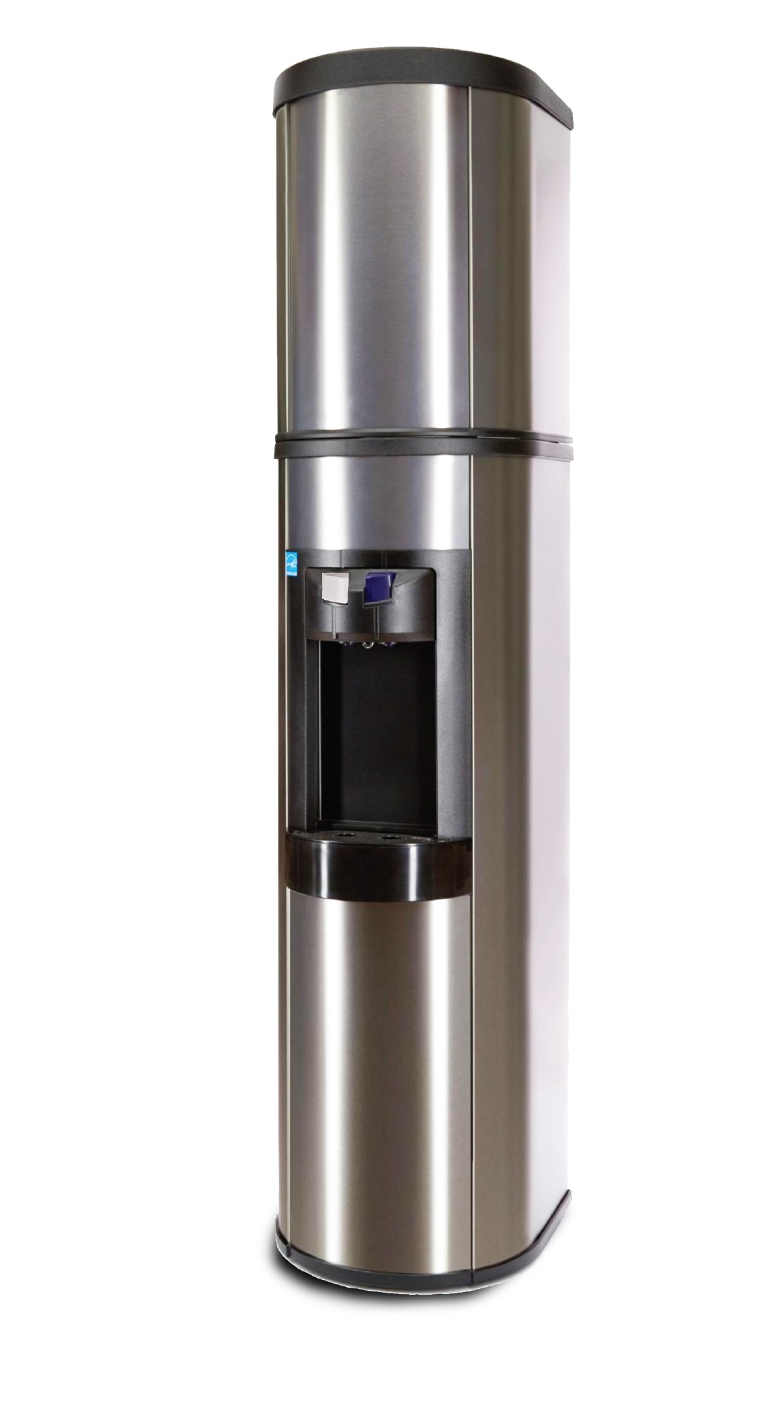 Absolu Water Cooler - Stainless Steel with Black Trim - Our Latest Innovation! Room Temp & Cold