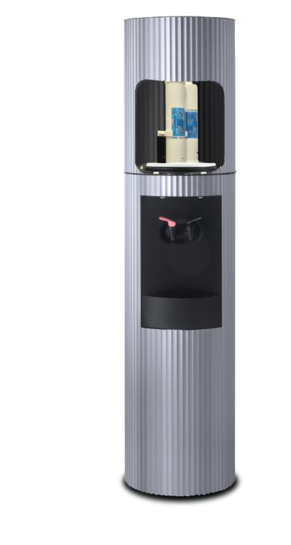 Built-in Filtration - Brushed Aluminum Finish