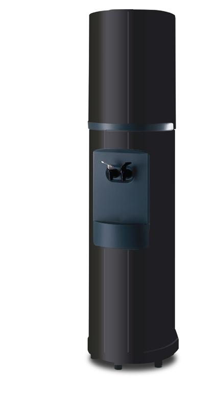 Built-in Filtration, Black Cabinet with Blue Slate Trim Kit