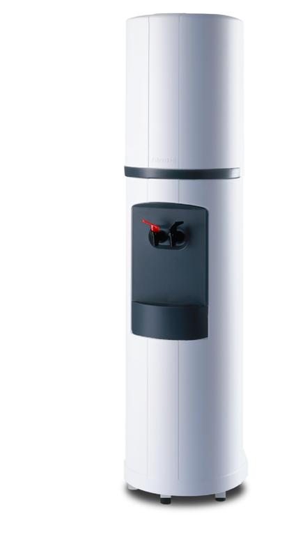 Built-in Filtration, White Cabinet with Black Trim Kit