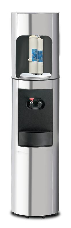 Built-in Filtration, Stainless Steel Cabinet with Black Trim