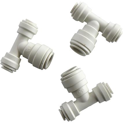 Kit - Tee 1/4" X 1/4" X 3/8" (3 Pack)