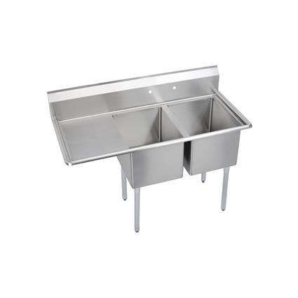2C Sink, 16X20X14 B, L 18 DB, 16/300