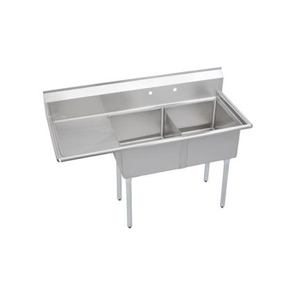 2C Sink, 24X24X14 B, L 24 DB, 16/300