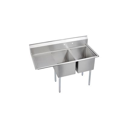 2C Sink, 18X24X12 B, L 18 DB, 16/300