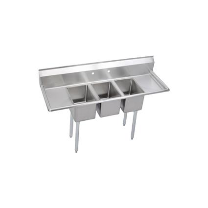 3C Sink, 12X16X10 B, L&R 16 DB, 16/300