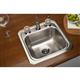 SS 15x15x6.1 Single Bowl Drop-in Sink