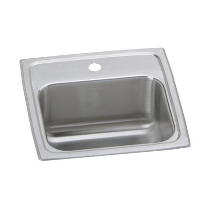 SS 15x15x6.1 Single Bowl Drop-in Sink