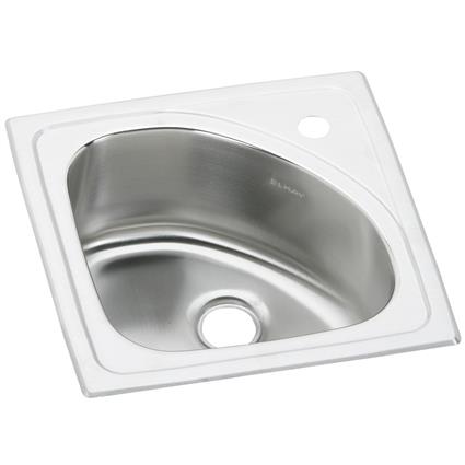 SS 15x15x6.5 Single Bowl Drop-in Sink
