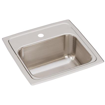 SS 15x15x7.1 Single Bowl Drop-in Sink