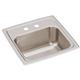 SS 15x15x7.1 Single Bowl Drop-in Sink