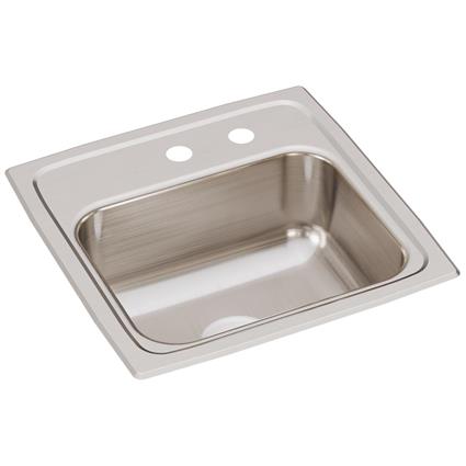 SS 15x15x6.1 Single Bowl Drop-in Sink