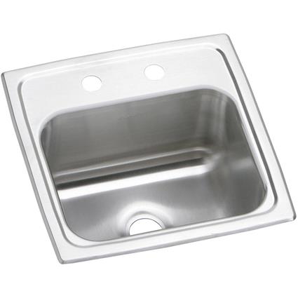 SS 15x15x6.1 Single Bowl Drop-in Sink