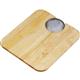 Hardwood 14-1/2" x 17" x 3/4" Cut Board