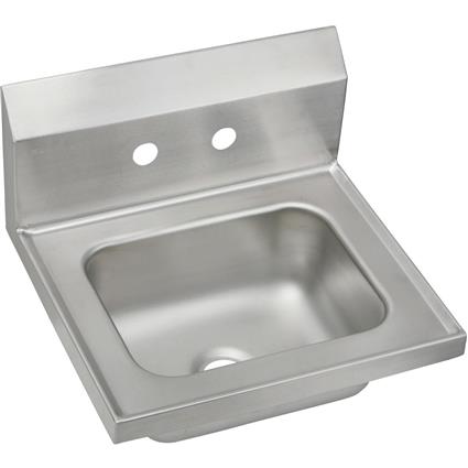 SS 16-3/4"x15-1/2"x13"Single Wall Sink