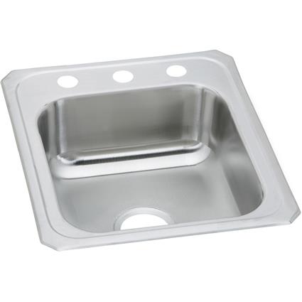 SS 17x21.2x6.8 Single Drop-in Sink