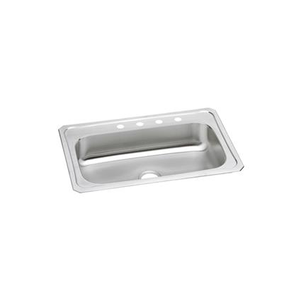 SS 33x22x7 Single Bowl Drop-in Sink