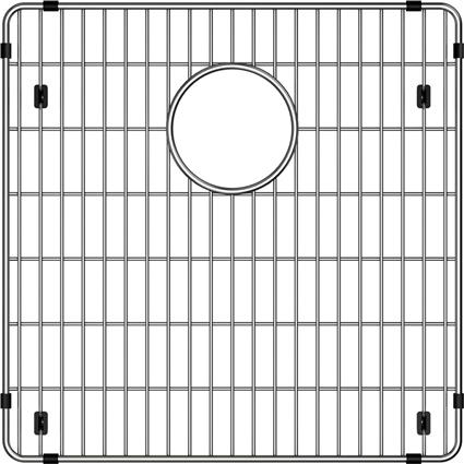 SS 15-1/2"x15-1/2"x1-1/4" Bottom Grid