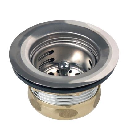 SS Drain with Removable Basket Stopper