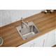 SS 17x16x10.1 Single Drop-in Sink
